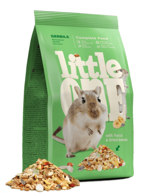 Little One Gerbils with Yucca & Dried Banana