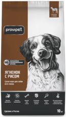 Provipet для Собак с Ягненком и Рисом