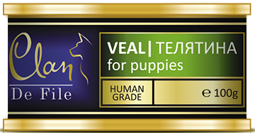 Clan De File Телятина for Puppies (банка)