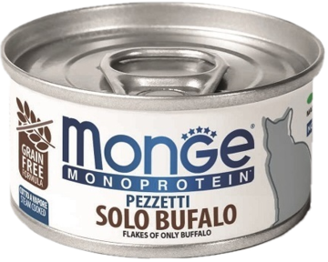 Monge Monoprotein Pezzetti Solo Bufalo (банка)