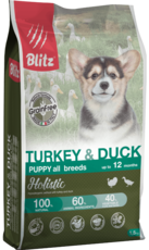 Blitz Holistic Turkey & Duck Puppies All Breeds