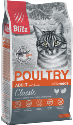 Blitz Poultry Adult Classic for Cats