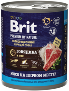 Brit Premium by Nature Говядина и рис (банка)