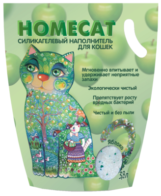 Homecat Силикагелевый Яблоко