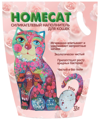 Homecat Силикагелевый Роза