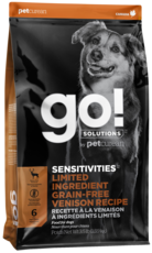 go! Sensitivities Limited Ingredient Grain-Free Venison Recipe for Dog