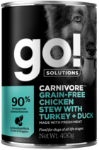 go! Carnivore Grain-Free Chicken Stew with Turkey + Duck for Dog (банка)