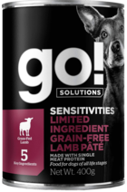 go! Sensitivities Limited Ingredient Grain-Free Lamb Pate for Dog (банка)