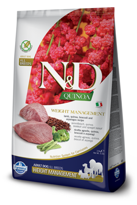 N&D Quinoa Weight Management Lamb Adult Dog All Breeds