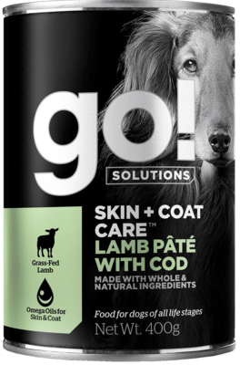 go! Skin + Coat Care Lamb Pate with Cod for Dog (банка)