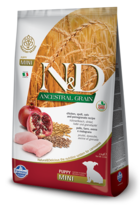N&D Ancestral Grain Chicken, Spelt, Oats and Pomegranate Recipe Puppy Mini