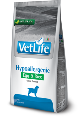 Vet Life Hypoallergenic Egg & Rice for Dogs