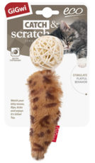 GiGwi Игрушка для кошек Плетеный мячик с кошачьей мятой