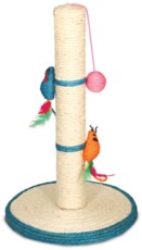 Triol Когтеточка из сизаля "Столбик №207" с двумя мышками и шариком