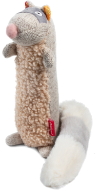 GiGwi Игрушка для собак Енот с пищалкой PLUSH FRIENDZ