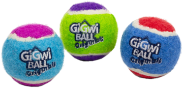 GiGwi Три мяча с пищалкой