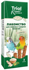 Triol Standard Лакомство для мелких и средних попугаев с кунжутом (уп. 3 шт)