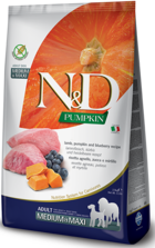 N&D Pumpkin Lamb, Pumpkin and Blueberry Recipe Adult Medium & Maxi