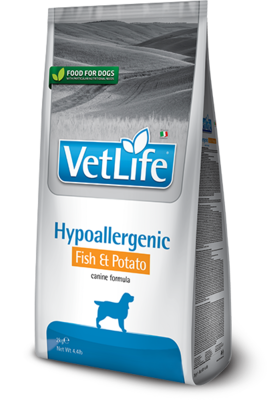 Vet Life Hypoallergenic Fish & Potato for Dogs