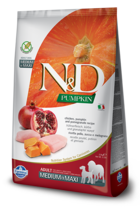 N&D Pumpkin Chicken & Pomegranate Adult Medium & Maxi