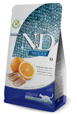 N&D Ocean Adult Herring and Orange Recipe