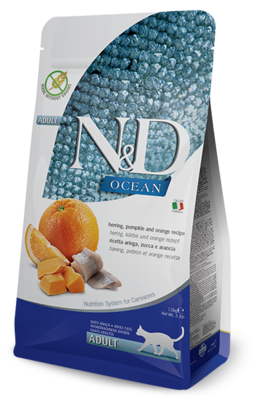 N&D Ocean Adult Herring, Pumpkin and Orange Recipe