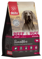 Blitz Beef & Rice Adult All Breeds Sensitive