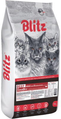 Blitz Beef Adult Sensitive for Cats