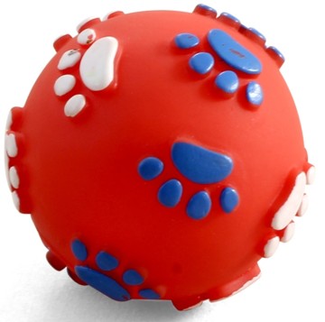 Triol Игрушка для собак из винила "Мяч с лапками"