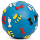 Triol Игрушка для собак из ц/литой резины "Мяч с лапками и косточками со звуком"