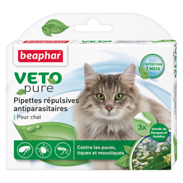 beaphar VETO pure Биокапли от паразитов для кошек