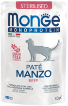 Monge Monoprotein Sterilised Pate Manzo (пауч)