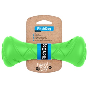 PitchDog Игровая гантель для апортировки, салатовая
