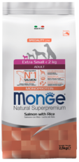 Monge Speciality Line Extra Small Adult Monoprotein Salmon with Rice