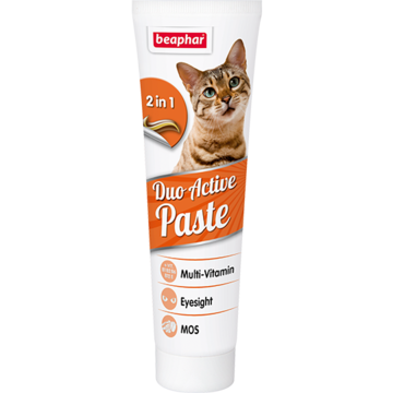 beaphar Duo Active Paste Мультивитаминная паста для кошек