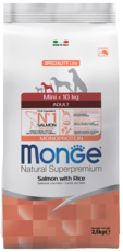 Monge Speciality Line Mini Adult Monoprotein Salmon with Rice