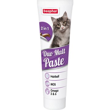 beaphar Duo Malt Paste Паста для выведения шерсти для кошек