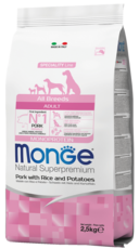 Monge Speciality Line All Breeds Adult Monoprotein Pork with Rice and Potatoes