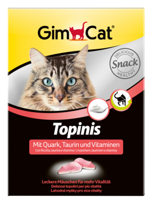 Gimcat Topinis Mit Quark, Taurin und Vitaminen