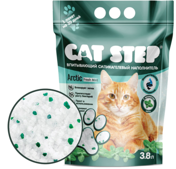 Cat Step Arctic Fresh Mint с Ароматом Мяты