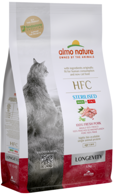 Almo Nature HFC Sterilised 100% Fresh Pork Age Care Longevity