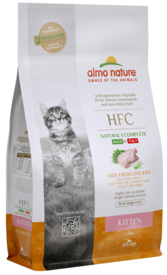 Almo Nature HFC Natural Complete 100% Fresh Chicken First Stage Care Kitten