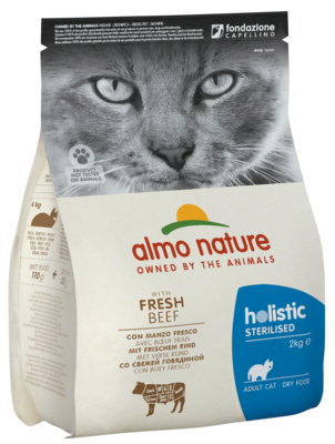 Almo Nature Holistic Sterilised with Fresh Beef Adult Cat