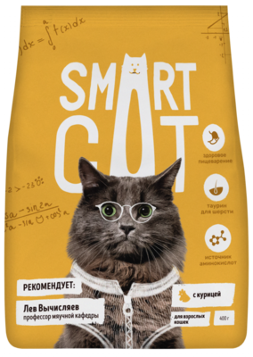 Smart Cat с Курицей для Взрослых Кошек