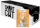 Smart Cat Кусочки Курочки с Тыквой в Нежном Соусе для Взрослых Кошек и Котят (пауч)