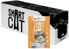 Smart Cat Кусочки Курочки со Шпинатом в Нежном Соусе для Взрослых Кошек и Котят (пауч)