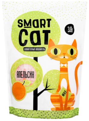 Smart Cat Силикагелевый Наполнитель Апельсин