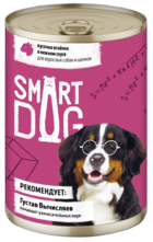 Smart Dog Кусочки Ягнёнка в Нежном Соусе (банка)