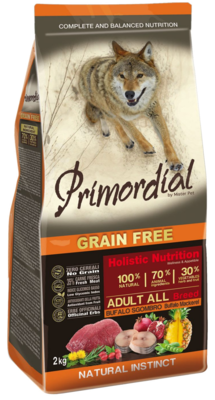 Primordial Grain Free Adult All Breed Buffalo Mackerel