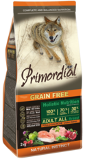 Primordial Grain Free Adult All Breed Chicken Salmon